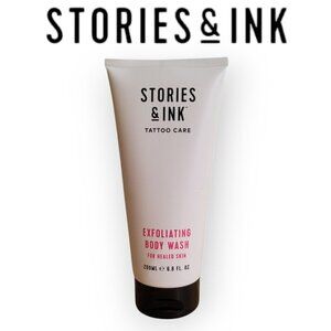 Exfoliating Tattoo Care Body Wash 200ml – Gentle Tattoo Skincare Stories & Ink
